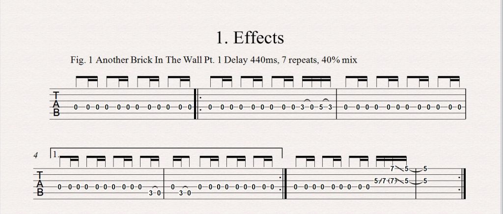 Another Brick in the Wall (Part 2) Tab by Pink Floyd (Guitar Pro) - Easy  Solo Guitar